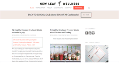 Desktop Screenshot of newleafwellness.biz